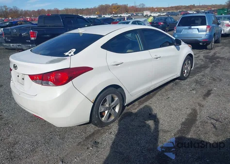 2013 Hyundai Elantra Gls from USA, damaged, VIN 5NPDH4AE6DH272623